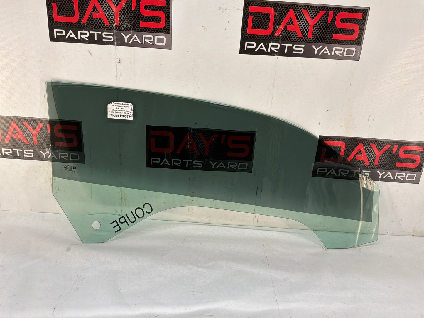 Lh front door window glass - Day's Parts Yard