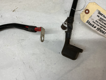 2008 Pontiac G8 GT Positive Negative Battery Cable Starter Wire Wiring Harness OEM