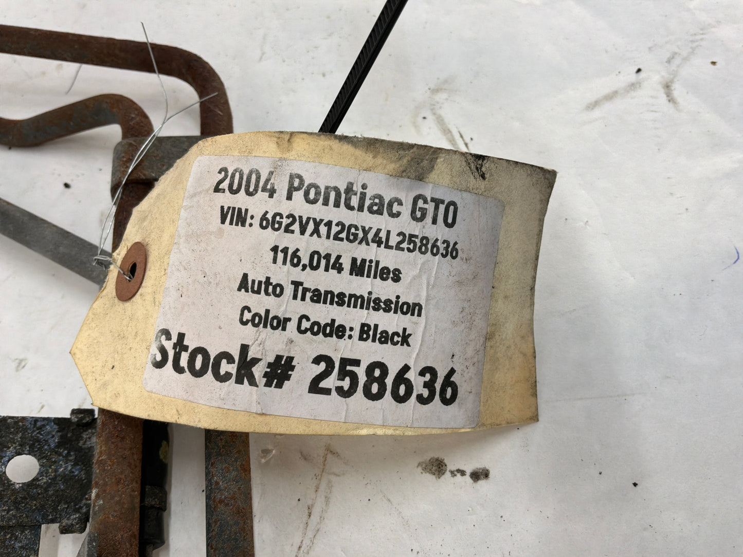 2004 Pontiac GTO Power Steering Lines OEM