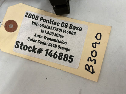 2008 Pontiac G8 Base Intake Manifold EVAP Purge Solenoid Valve Lines Hoses Lines OEM