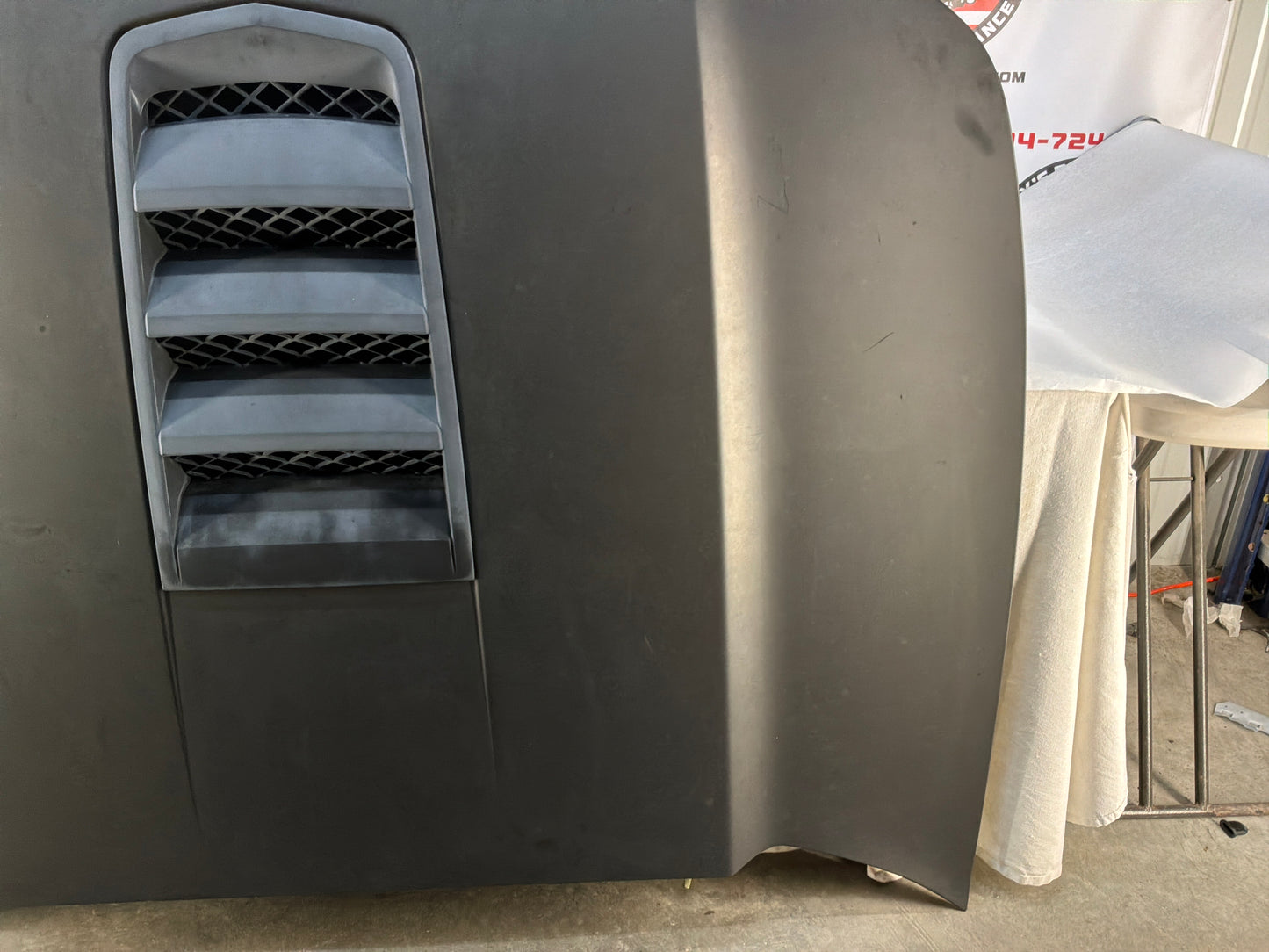 2015 Chevrolet Camaro SS 1LE Hood w/ Scoop Vent Insert Black OEM