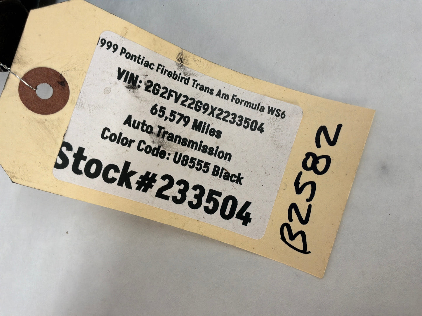 1999 Pontiac Firebird Trans Am Formula WS6 Rear End Suspension Factory Torque Arm OEM