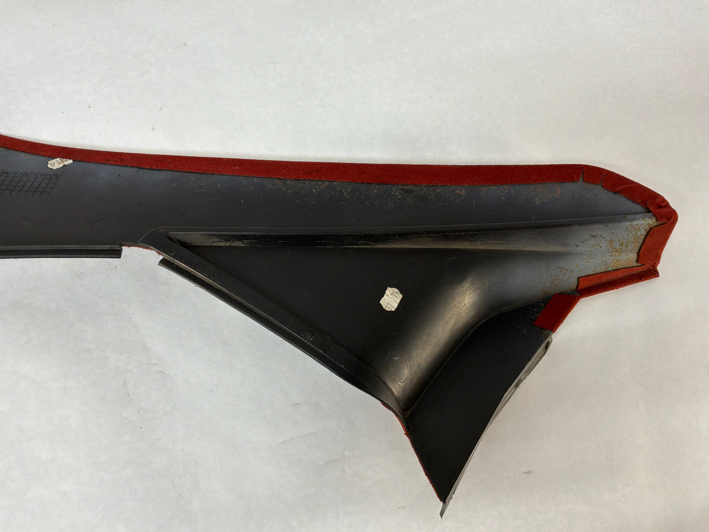 2004 Pontiac GTO RH & LH Console Interior Red Suede Trim Panels OEM