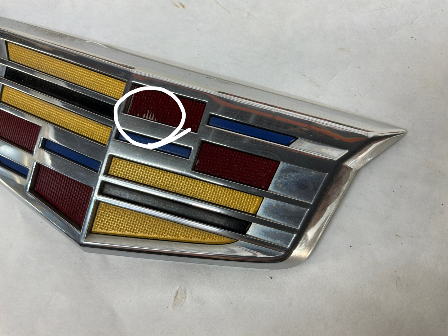 2016 Cadillac ATS-V Coupe Trunk Decklid Emblem Badge OEM