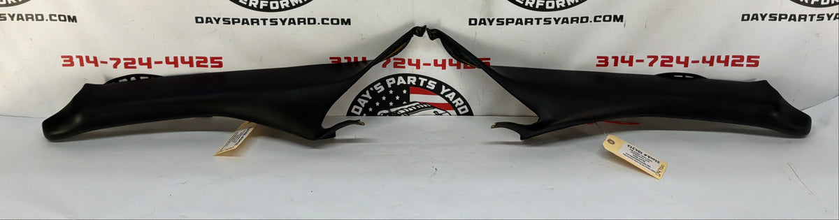 2002 Chevy C5 Corvette Convertible Interior A Pillar Trim Moldings RH & LH Black OEM