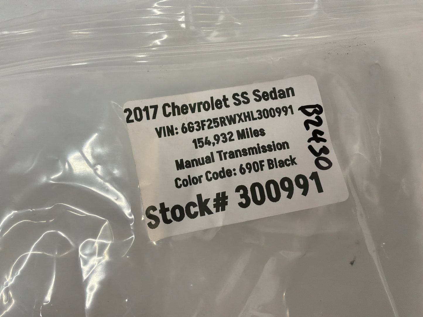 2017 Chevy SS Sedan Rear Trunk Deck Lid Bowtie Emblem Badge Logo OEM