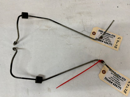 2005 Pontiac GTO  RH & LH Rear Suspension Control Arm Hard Brake Lines Tubes Hoses OEM