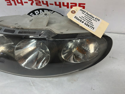 2005 Pontiac GTO LH Driver Headlight Head Light Lamp OEM