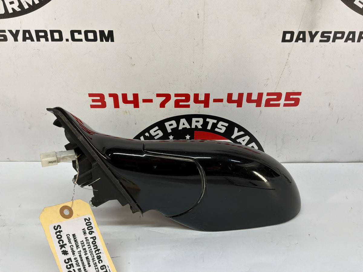 2006 Pontiac GTO LH Driver Exterior Out Side Mirror OEM Black