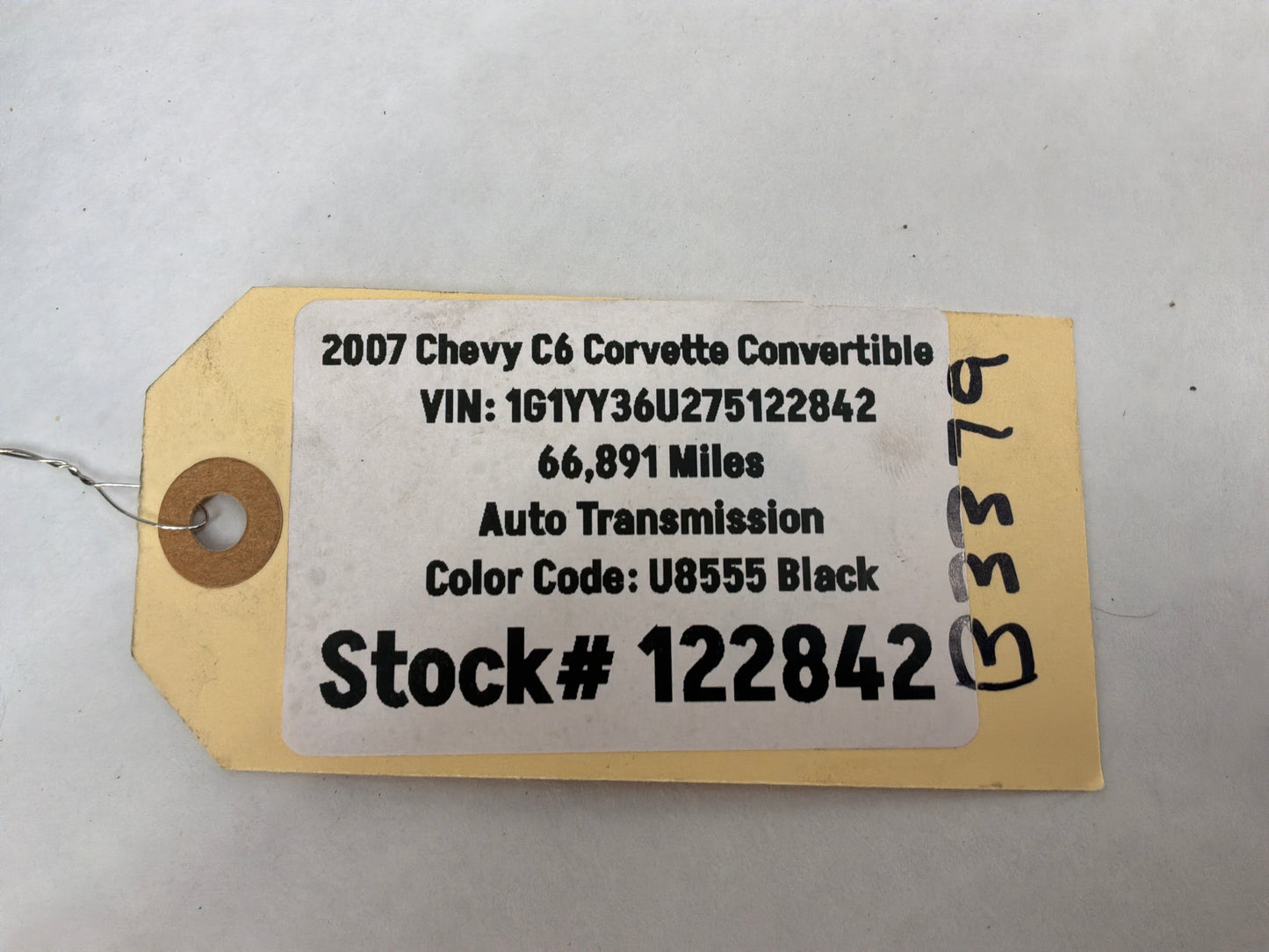 2007 C6 Corvette Convertible RH Passenger Rear Inner Outer Taillight Tail Light OEM