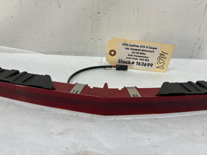 2016 Cadillac ATS-V Coupe Trunk Deck Lid 3rd Third High Mount Brake Tail Light Lamp OEM