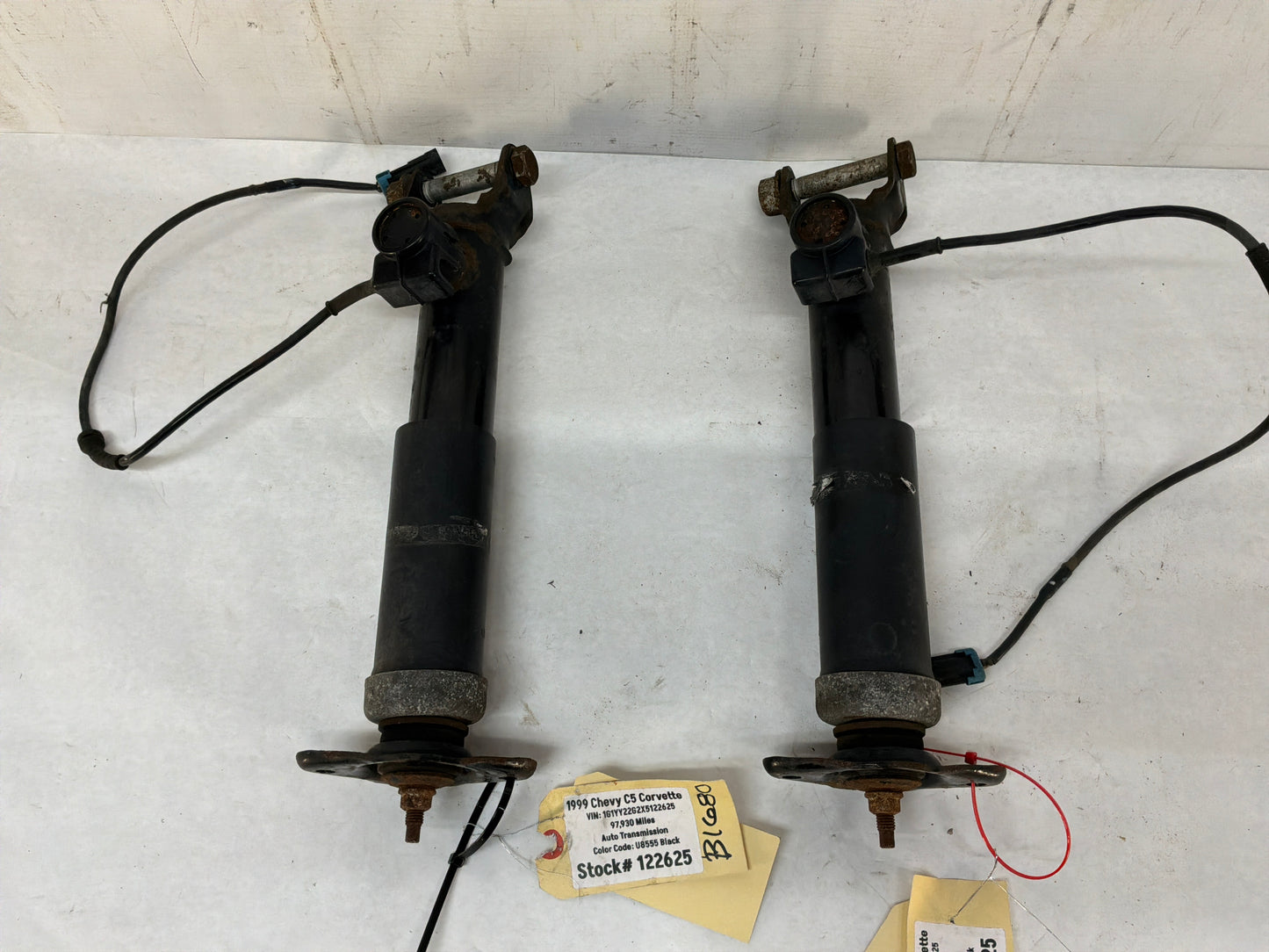 1999 Chevy C5 Corvette Rear Suspension RH & LH Mag Ride FE1 Shocks OEM