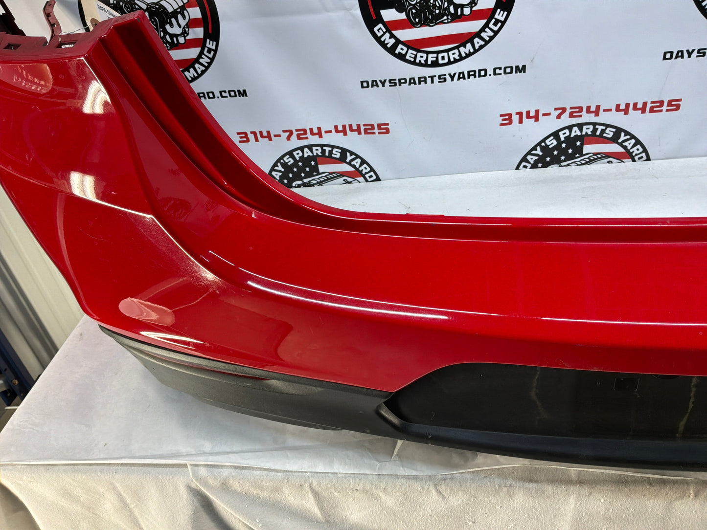 2014 Chevy SS Sedan Rear Bumper Cover Red OEM