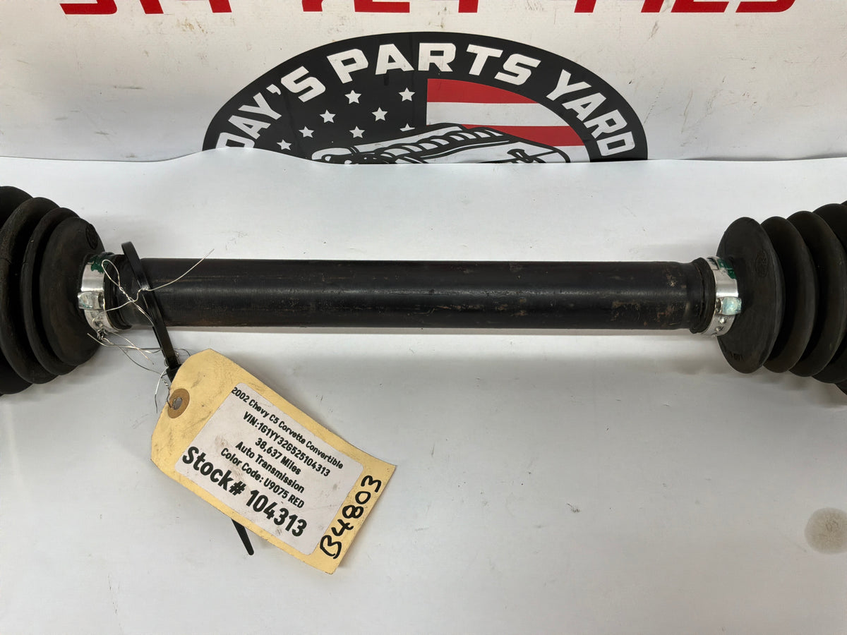 2002 Chevy C5 Corvette Convertible LH Driver Rear CV Axle Half Shaft OEM