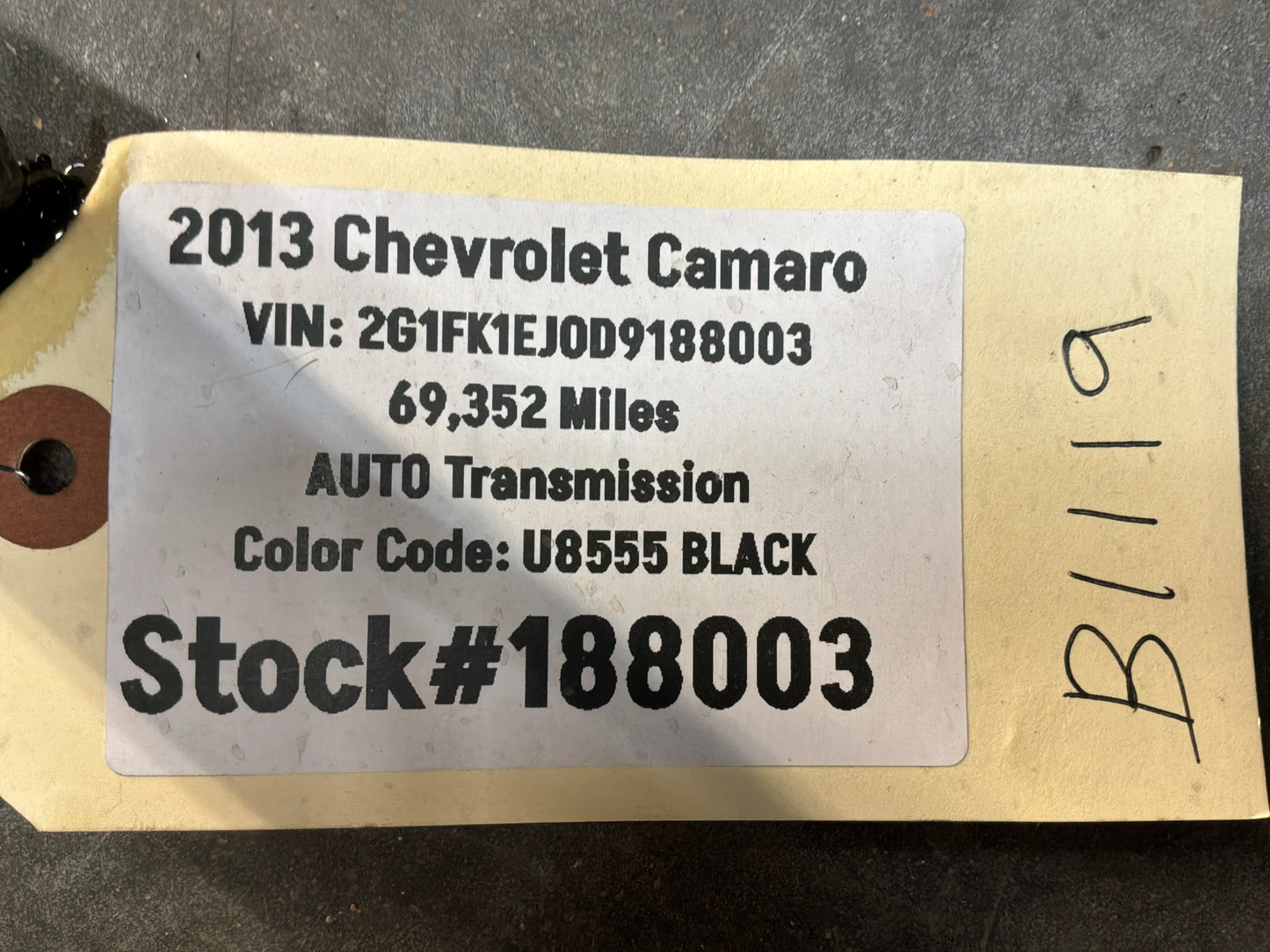 2013 Chevy Camaro Front Suspension Engine Motor Cradle Crossmember K Member Frame OEM