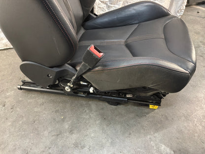 2017 Chevy SS Sedan Front LH Driver Seat Black Leather Alcantara Suede OEM