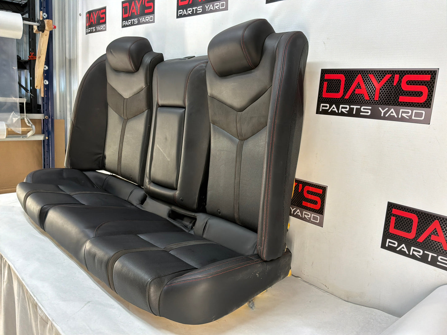 2017 Chevy SS Sedan Rear Seats Black Leather Alcantara Suede OEM