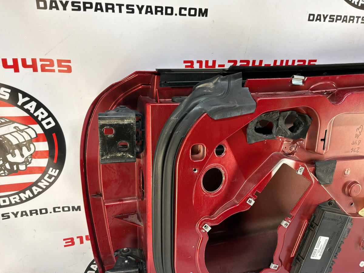 2002 Chevy C5 Corvette RH Passenger Interior Door Panel Red OEM
