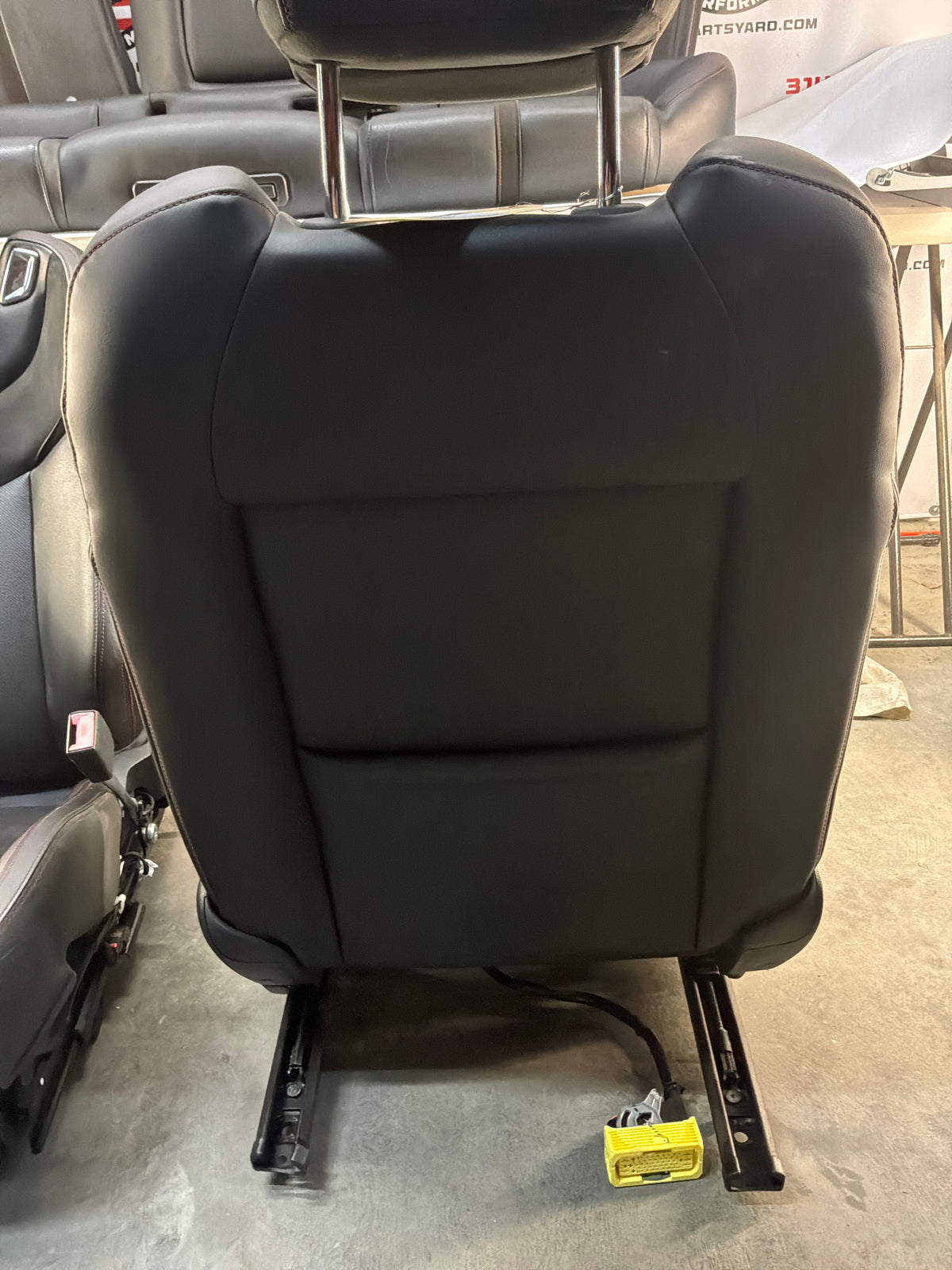 2014 Chevy SS Sedan Seats Fronts and Rears Black Leather Alcantara Suede OEM