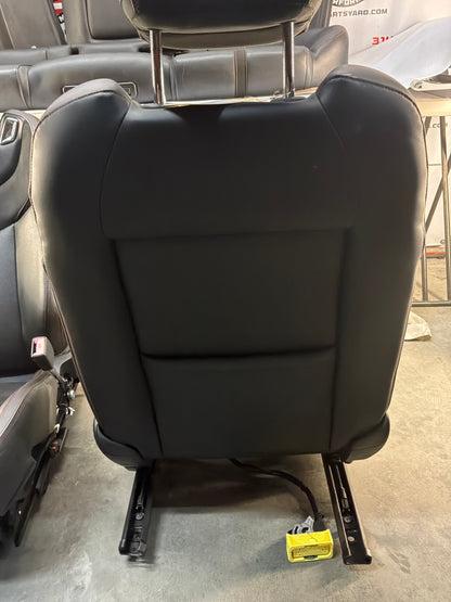 2014 Chevy SS Sedan Seats Fronts and Rears Black Leather Alcantara Suede OEM