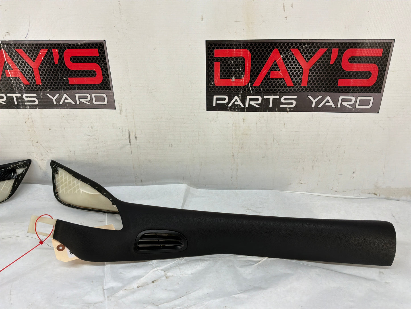 2005 Chevy C6 Corvette RH & LH Interior A Pillar Trim Panels Black OEM - Day's Parts Yard