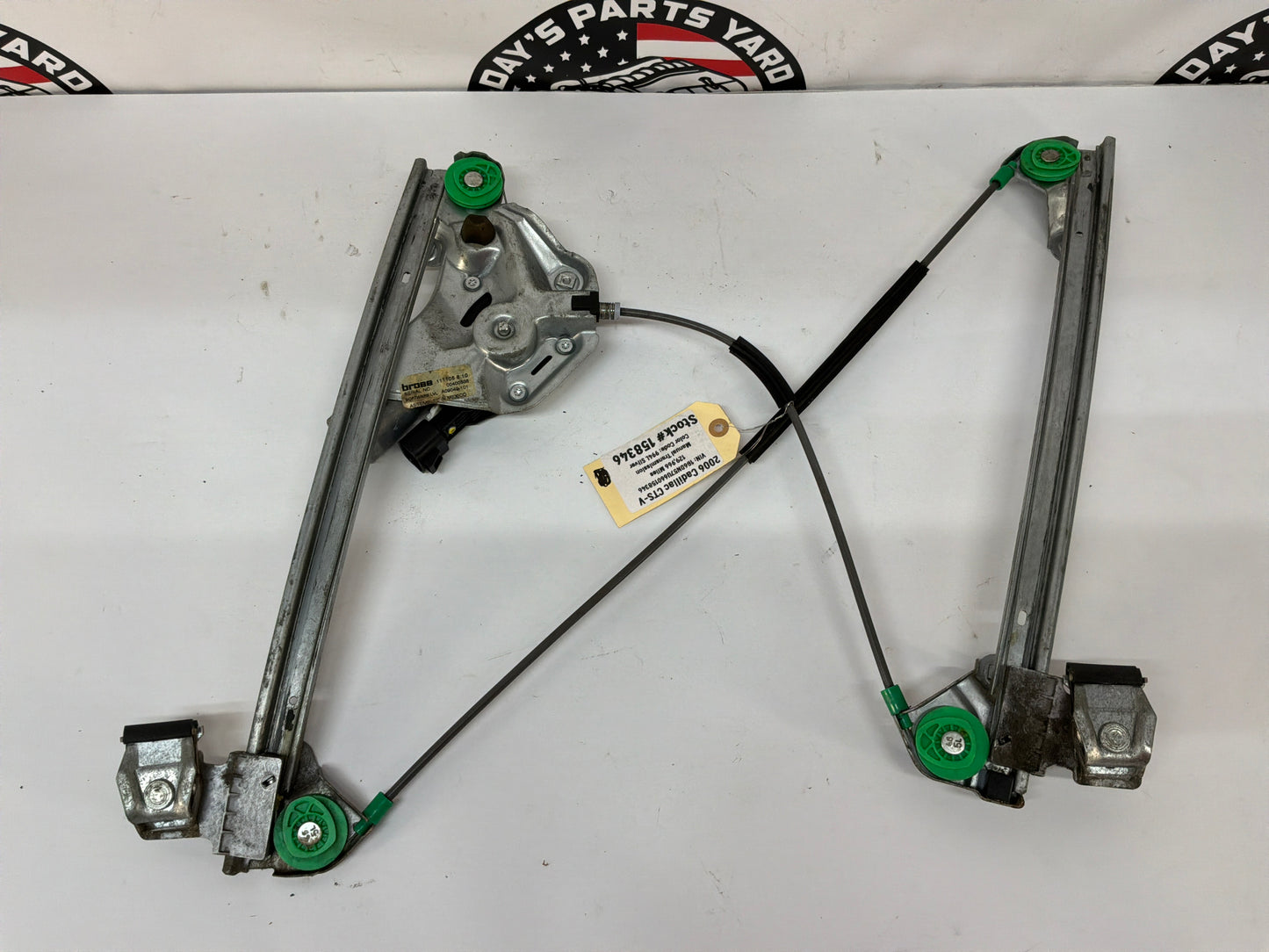 2006 Cadillac CTS-V LH Driver Front Window Reg w/ Motor OEM