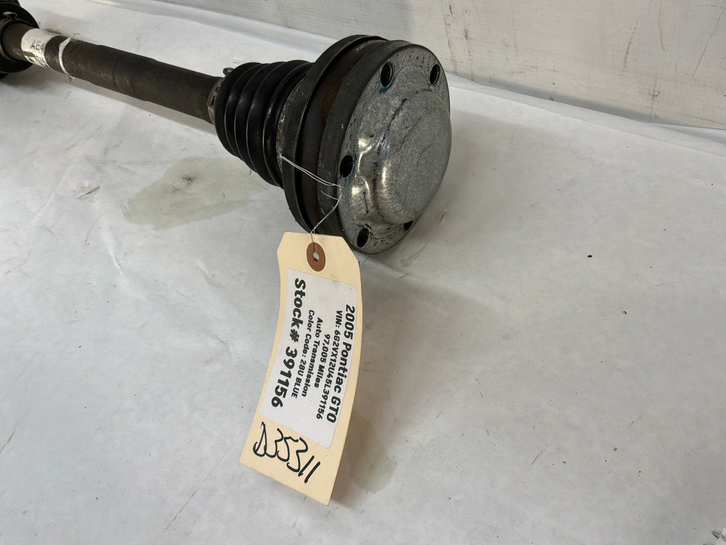 Lh axle - Day's Parts Yard
