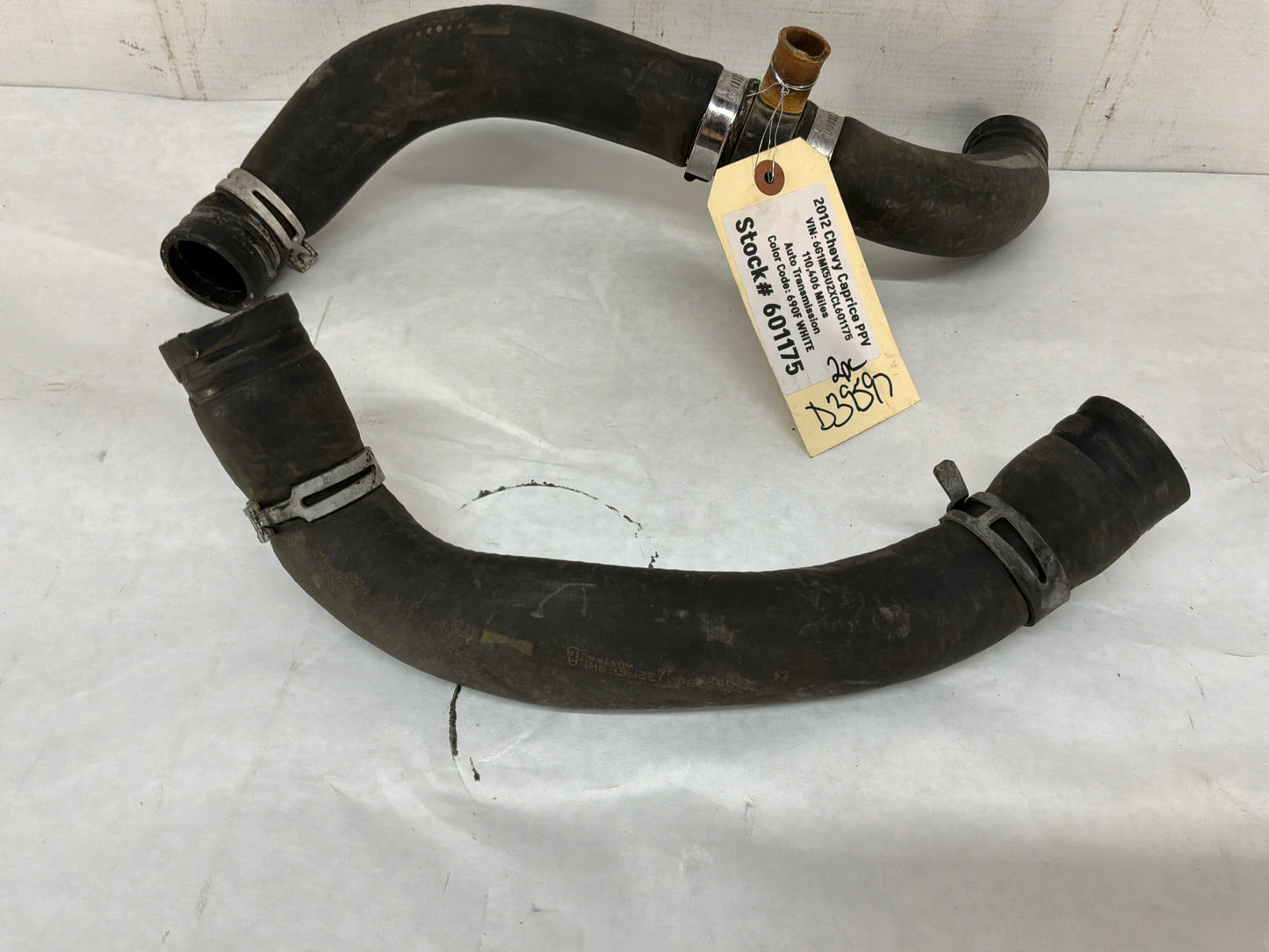Upper and lower radiator hoses - Day's Parts Yard
