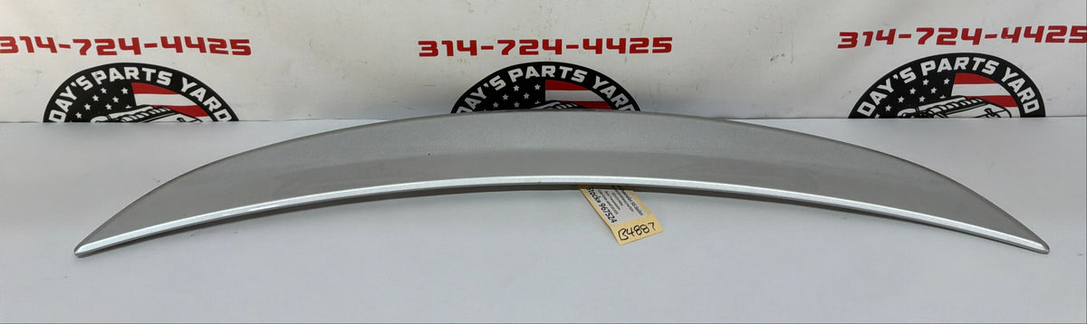 2014 Chevy SS Sedan Trunk Deck Lid Spoiler Wing Silver OEM