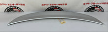 2014 Chevy SS Sedan Trunk Deck Lid Spoiler Wing Silver OEM - Day's Parts Yard