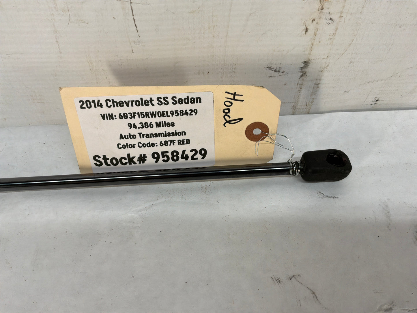 Hood shock - Day's Parts Yard
