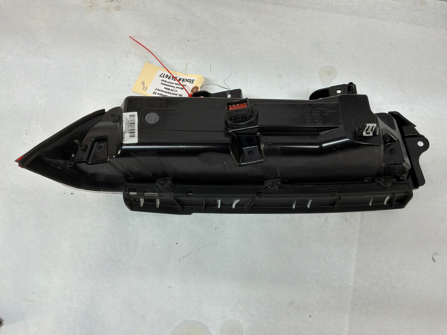 2014 Chevy Camaro SS RH Passenger Taillight Tail Light Lamp LED OEM