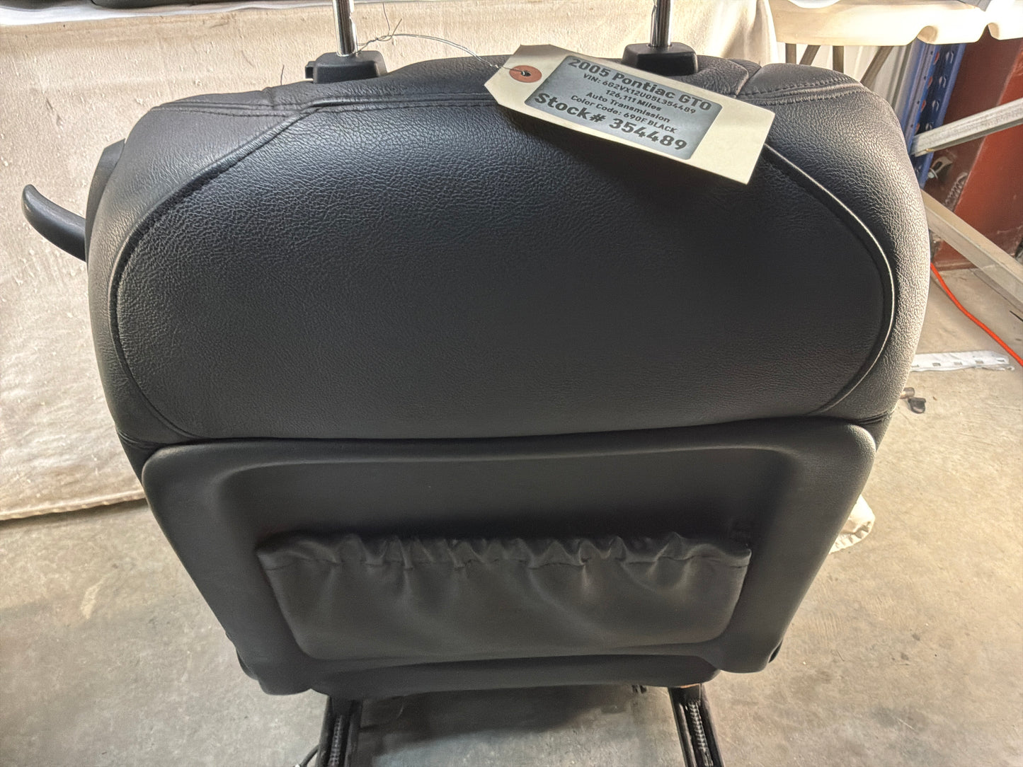 2005 Pontiac GTO Black Leather Front and Rear Seats Set OEM