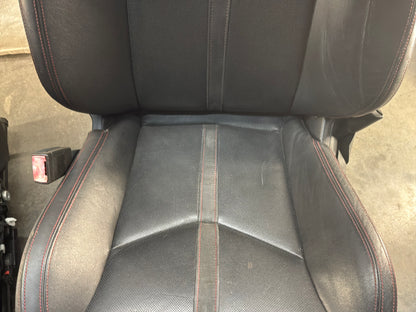 2014 Chevy SS Sedan Seats Fronts and Rears Black Leather Alcantara Suede OEM