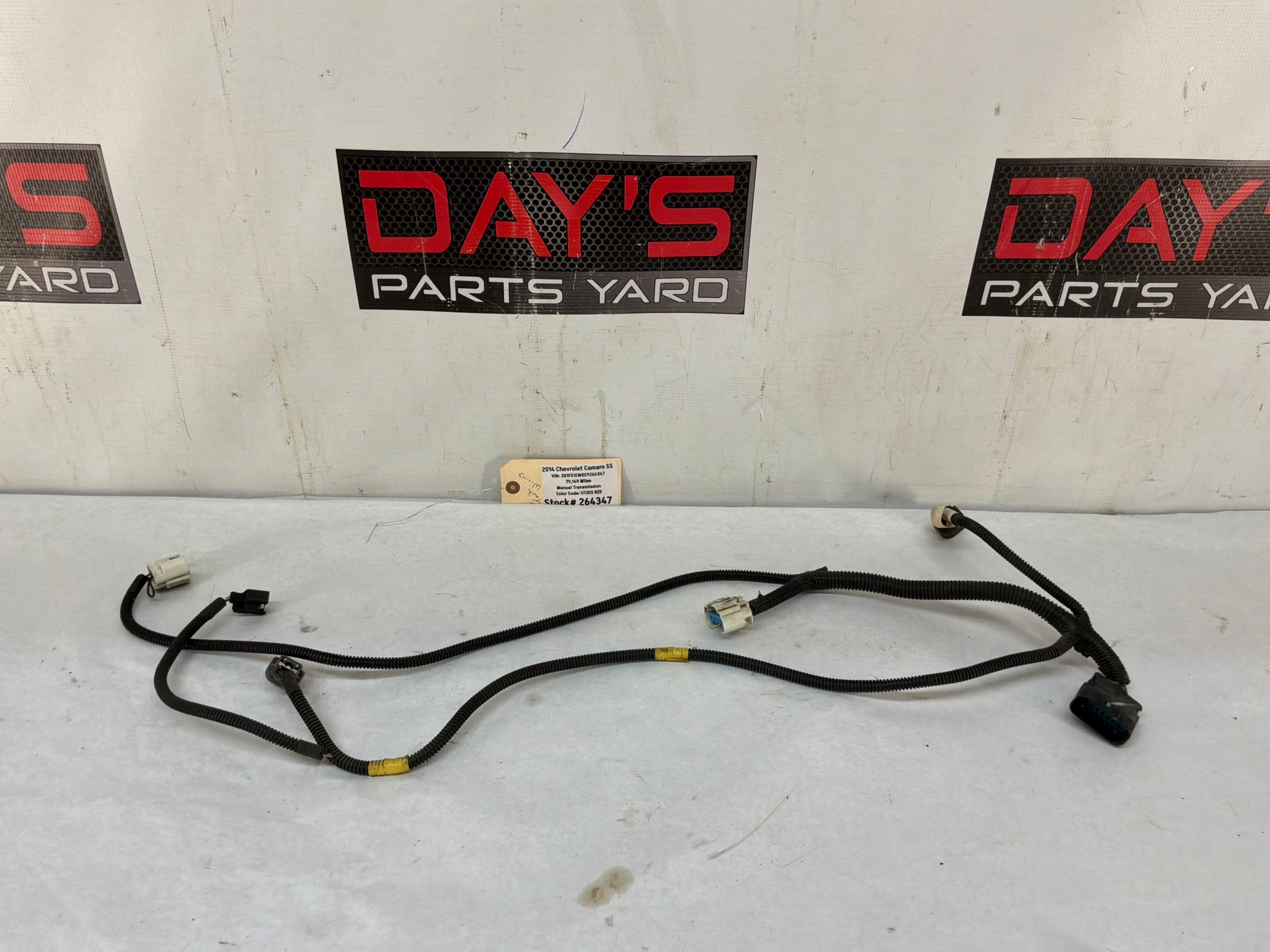 2014 Chevy Camaro SS Fuel Gas Tank Lines Hoses Tubes Wiring Wire Harness OEM - Day's Parts Yard