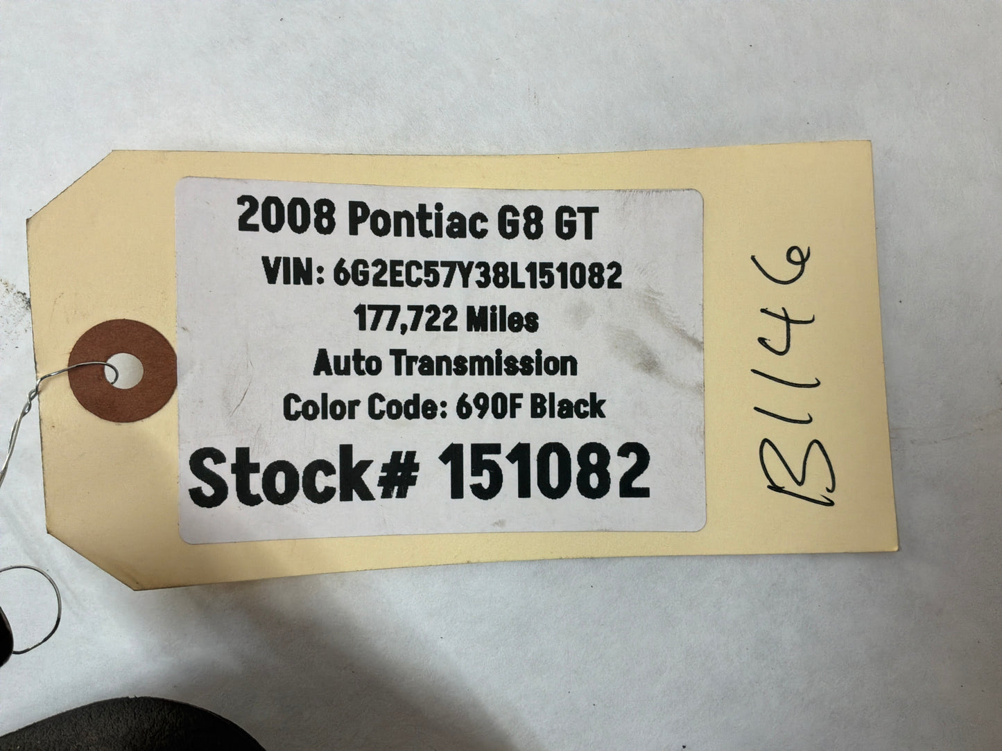 2008 Pontiac G8 GT Center Console Lid Door Armrest OEM
