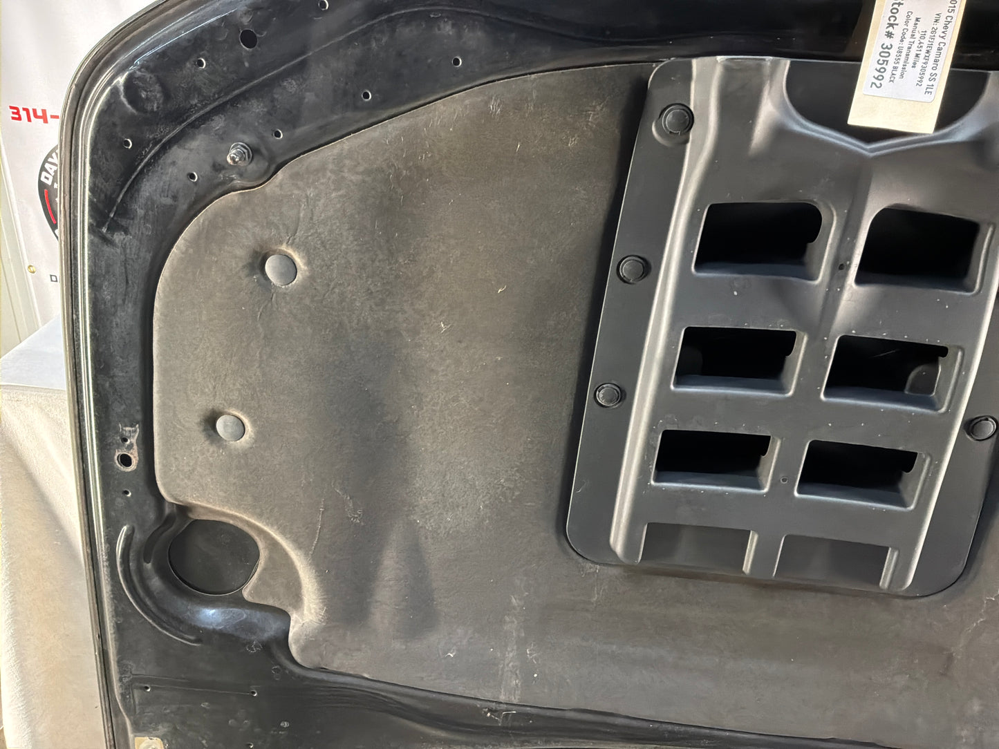 2015 Chevrolet Camaro SS 1LE Hood w/ Scoop Vent Insert Black OEM