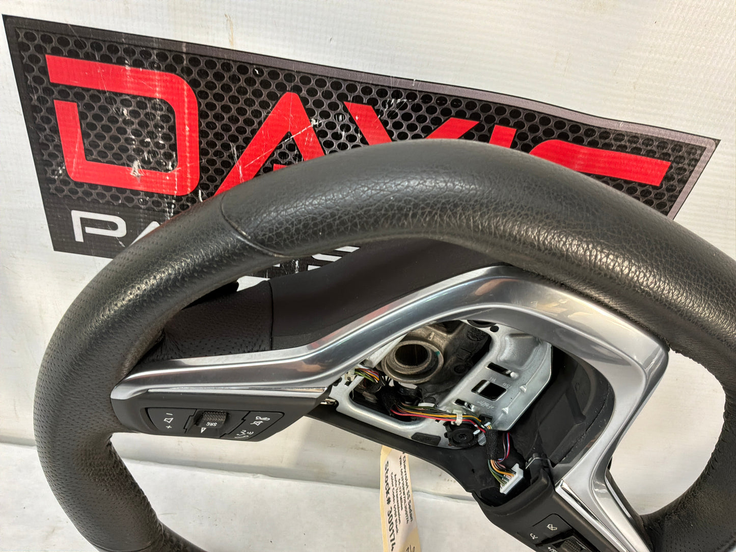 2017 Chevy SS Sedan Black Leather Steering Wheel OEM