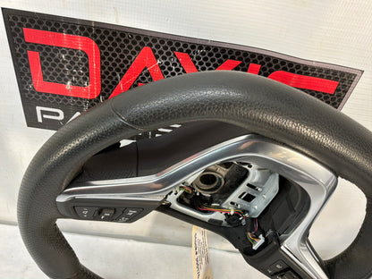 2017 Chevy SS Sedan Black Leather Steering Wheel OEM