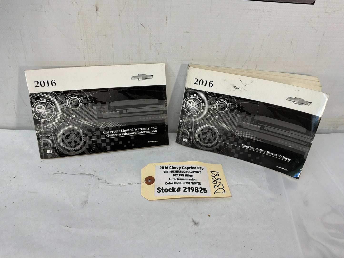 2016 Chevy Caprice PPV Owners Manual Booklet OEM