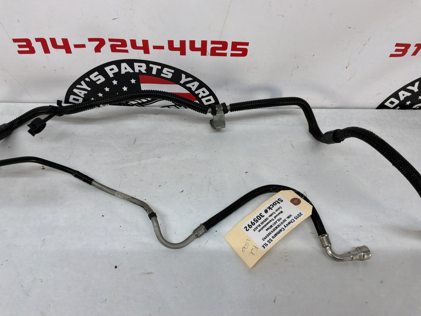 2015 Chevy Camaro SS 1LE Fuel Gas Line Hose Tube Pipe OEM