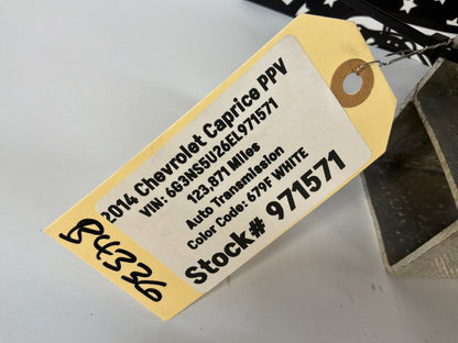 2014 Chevy Caprice PPV Rear Bumper Impact Reinforcement Bar OEM