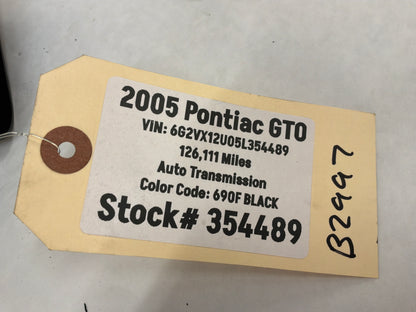 2005 Pontiac GTO RH Passenger Door Panel HVAC Vent OEM