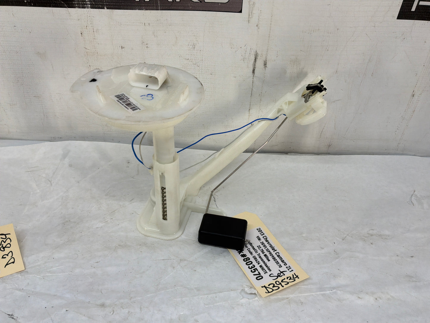 2013 Chevy Camaro ZL1 Gas Fuel Pump Level Sending Unit Assembly OEM - Day's Parts Yard