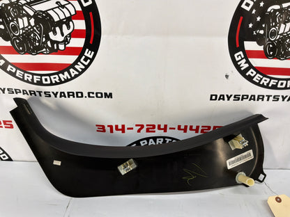 2007 Chevy C6 Corvette Convertible LH Driver Interior Lower B Lock Pillar Trim Molding OEM