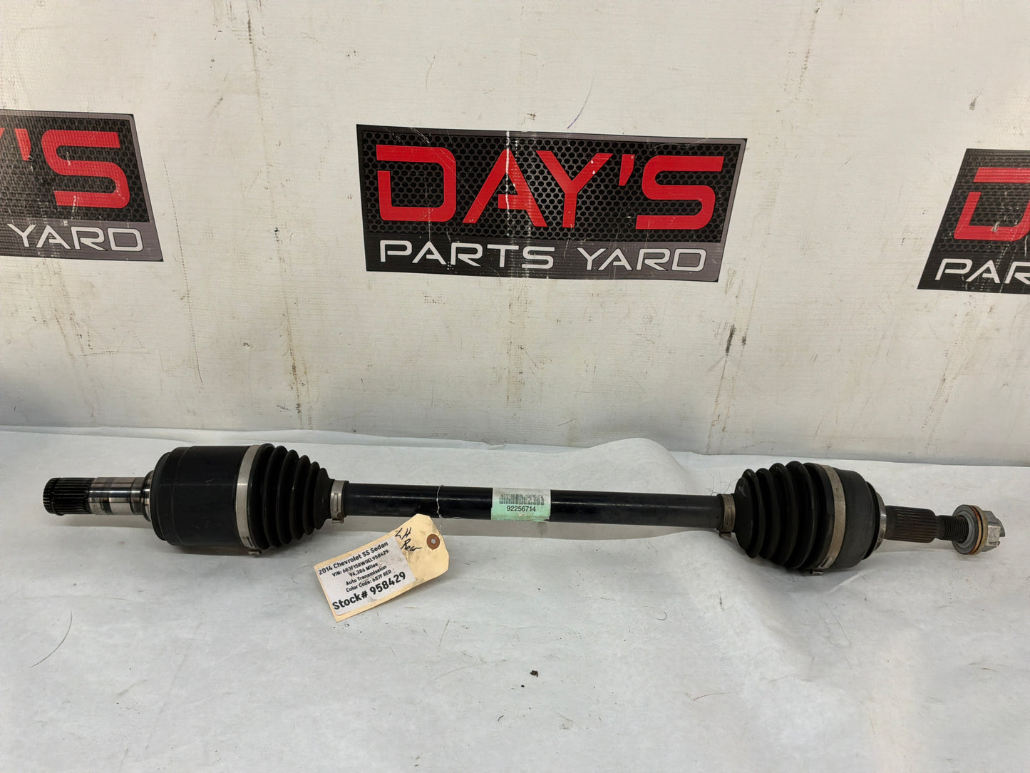 Lh axle - Day's Parts Yard
