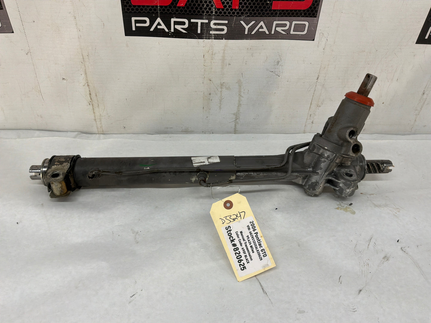 Rack and pinion - Day's Parts Yard