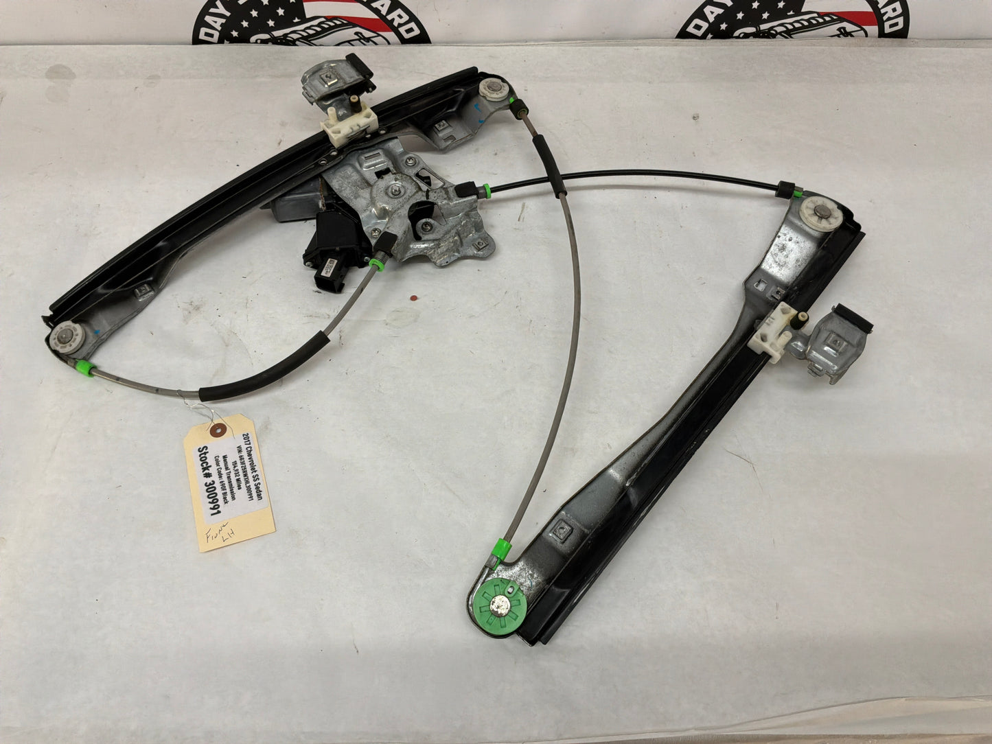 2017 Chevy SS Sedan LH Driver Front Window Regulator Motor OEM