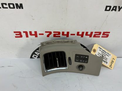 2009 Cadillac CTS-V LH Driver Dash Air Vent Grille w/ Switches OEM