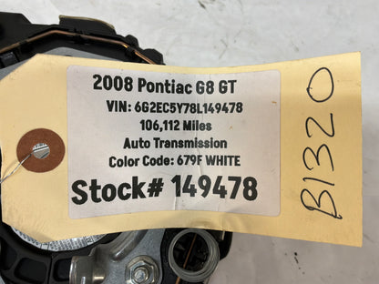2008 Pontiac G8 Steering Wheel Airbag Air Bag OEM